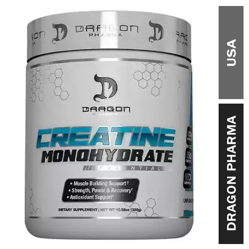Creatina micronizada Monohidratada Dragon Pharma 300 gr