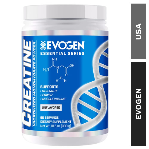 Creatina micronizada Monohidratada Evogen 300 gr