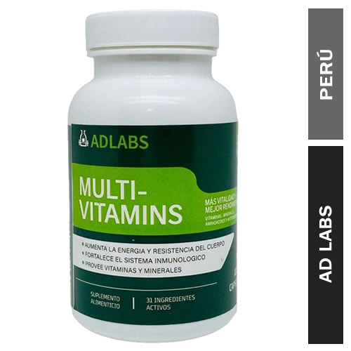 Multi vitamins Ad Labs Adrenaline 100 capsulas